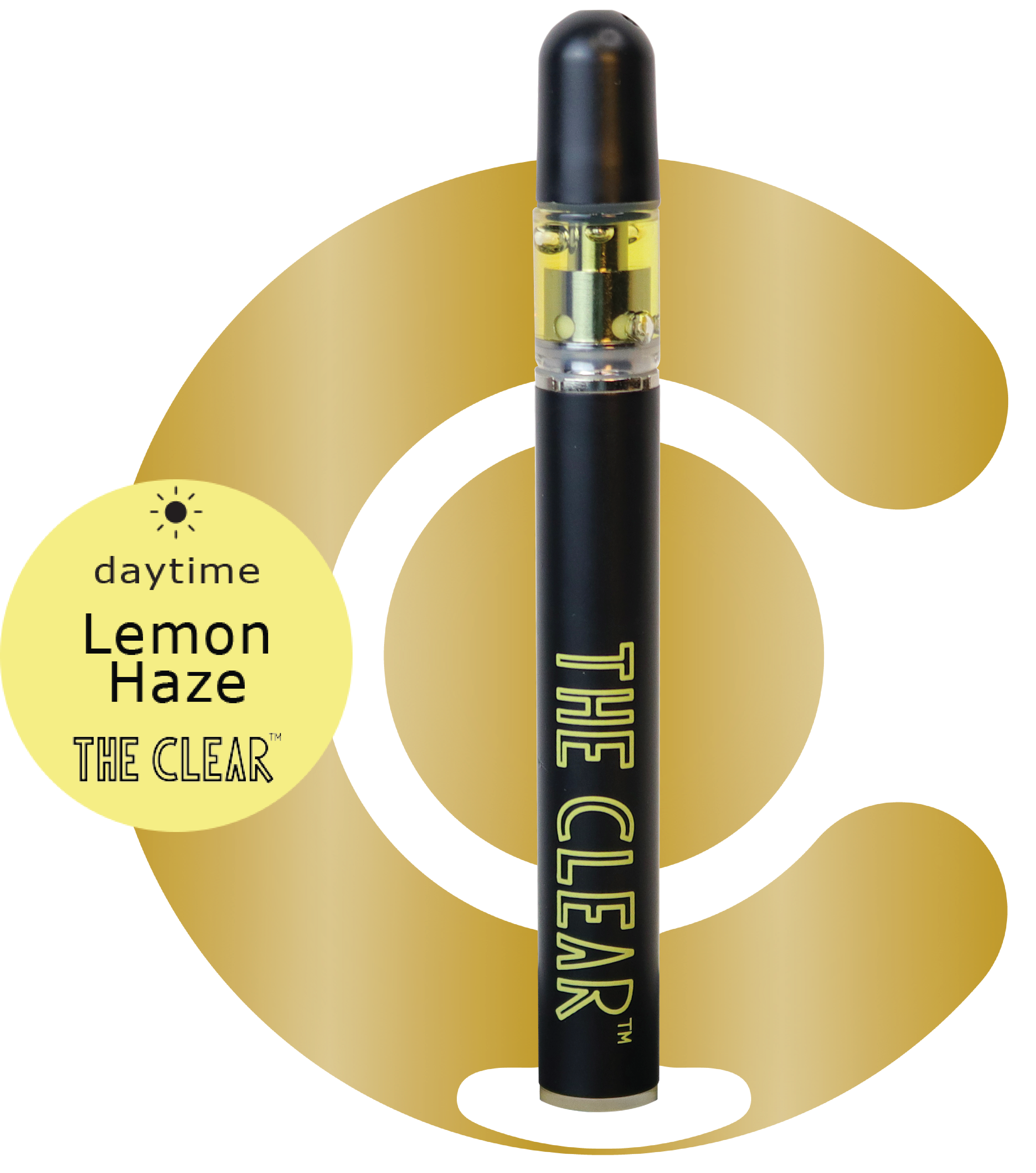 Photograph of product: The Clear 0.35 mL All-In-One Elite Lemon Haze