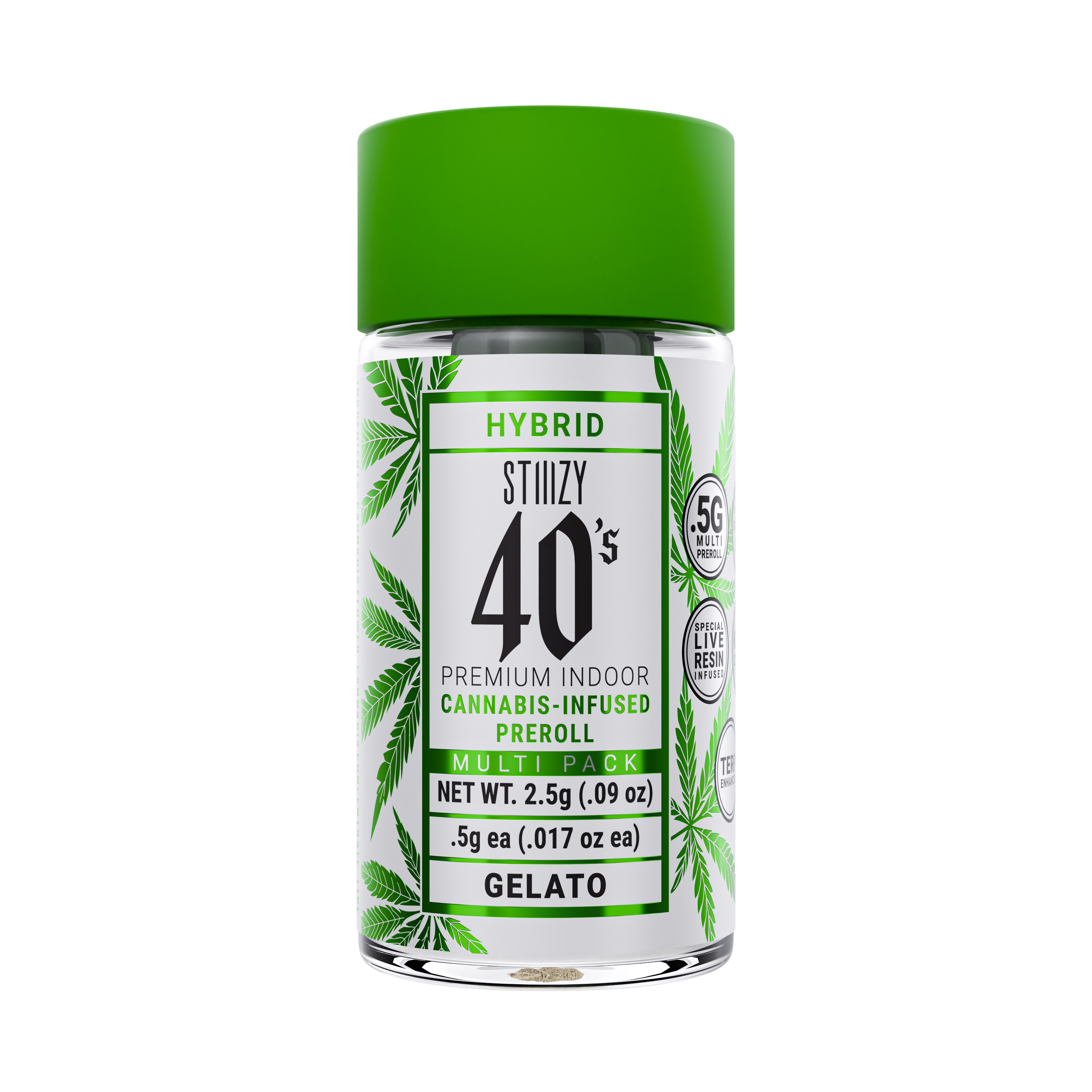 Photograph of product: Gelato 5pk Infused Pre-Rolls