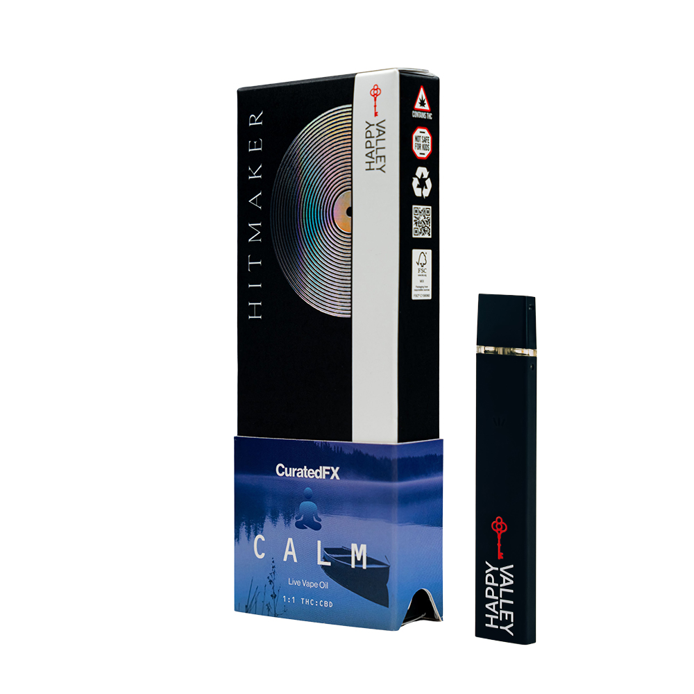 Photograph of product: Hitmaker Disposable Vape 1g - CuratedFX - CALM