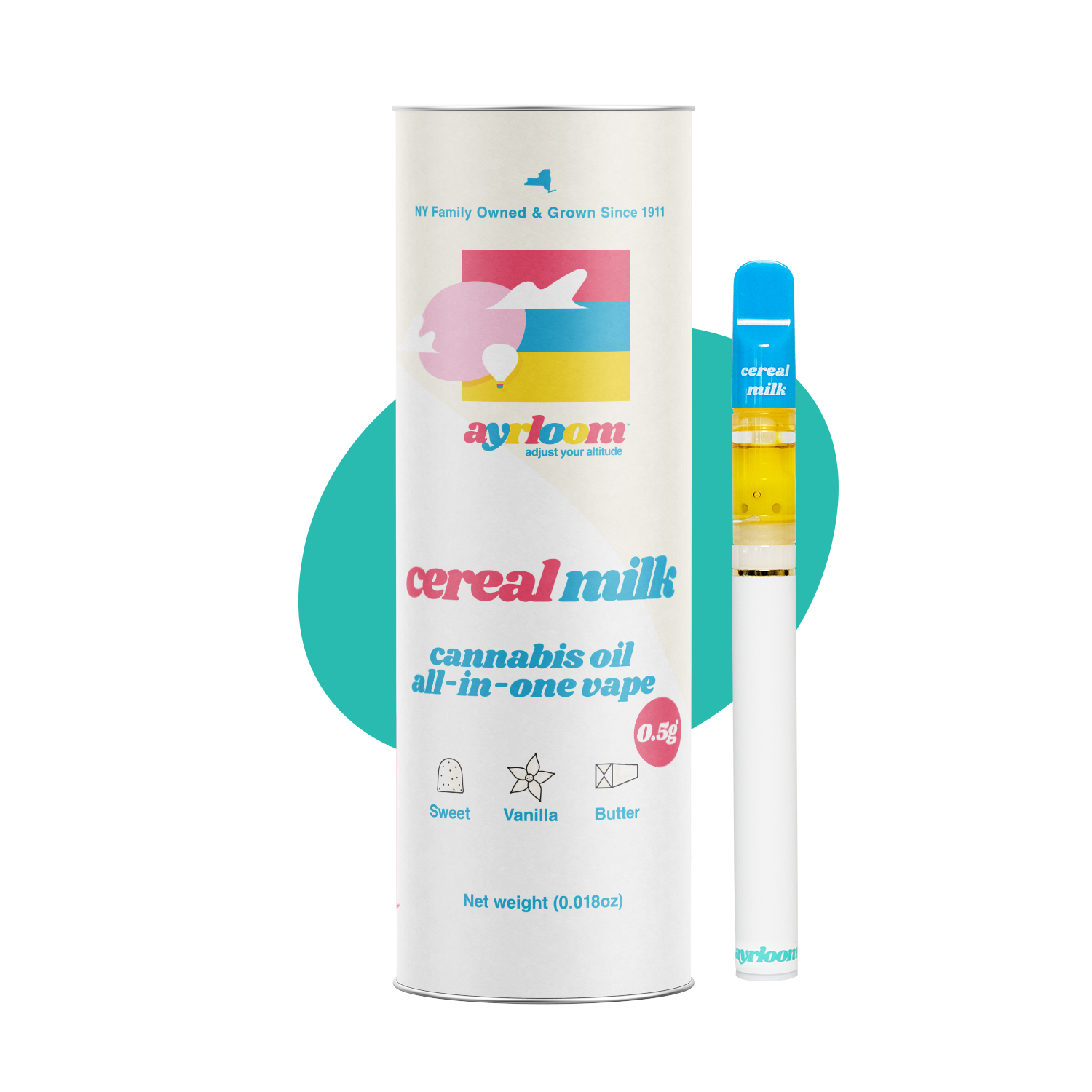 Photograph of product: Ayrloom-Cereal Milk- AIO Vape Pen