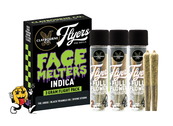 Photograph of product: FACE MELTERS (I) 6PK PREROLLS