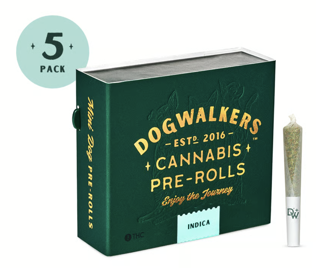 Photograph of product: Dogwalkers | Kosher Kush | 5pk 1.75g