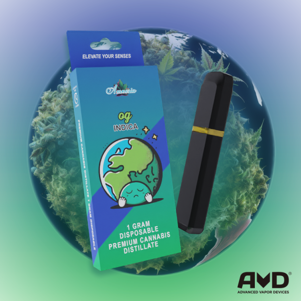 Photograph of product: Amnesia | Bubble Gum | 1G Disposable Cart