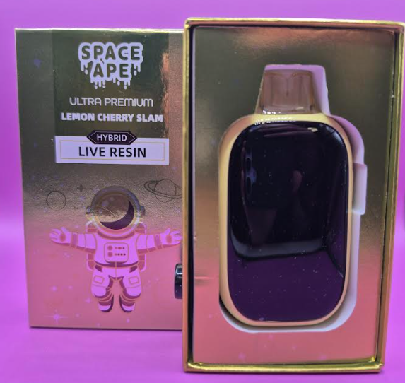 Photograph of product: Space Ape - 2g AIO Disposable Vape - Lemon Cherry Slam (H)