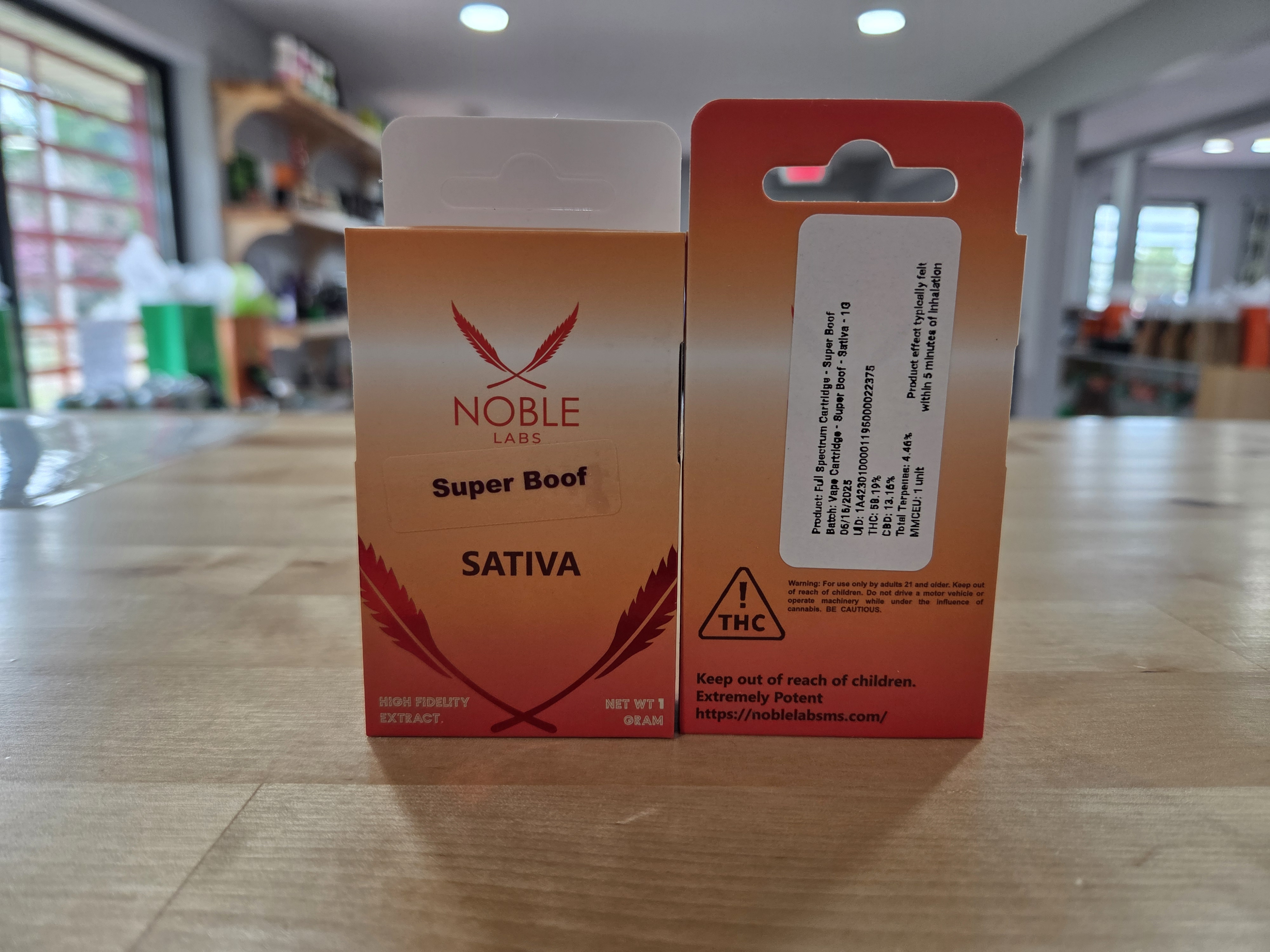 Photograph of product: Noble Labs- Super Boof (S)  Full Spectrum Cartridge