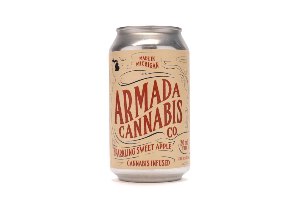 Photograph of product: Armada Oui'd Co - 20mg Infused Soda - Apple Cider