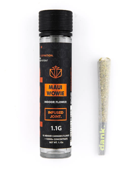 Photograph of Product: Dank | Infused Preroll | Maui Wowie | 1.1g