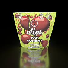 Photograph of product: OLIO  |  Sour Cranberry | Live Rosin Gummies MG (10MG/PC