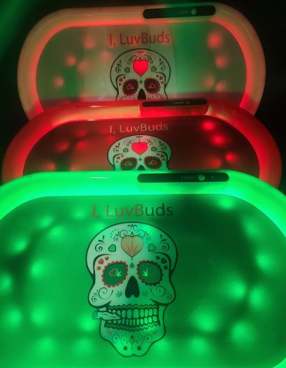 Photograph of product: LuvBuds | Rolling Tray | LED Glowing