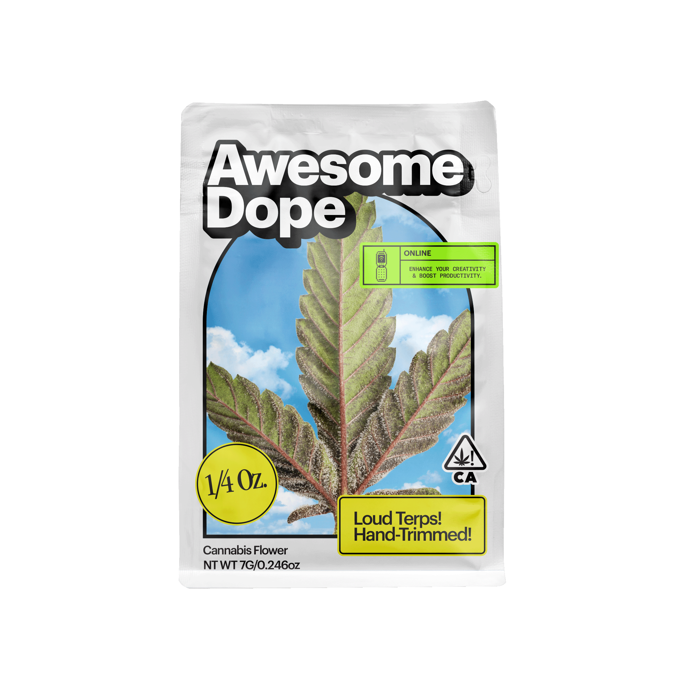 Photograph of product: Awesome Dope 7g - Orange Apricot