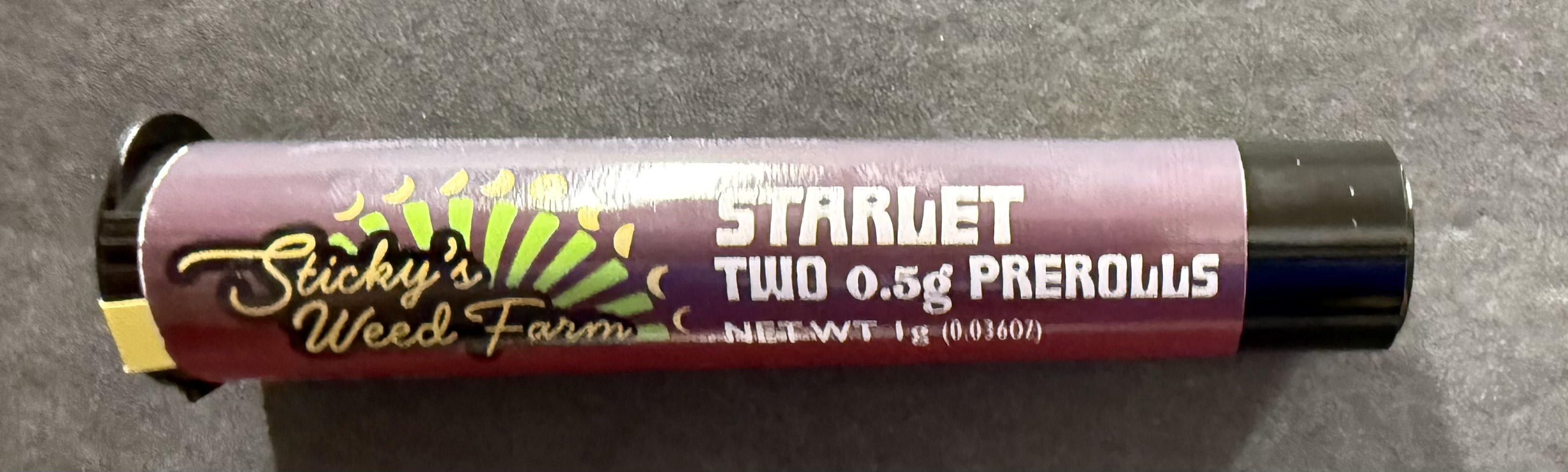 Photograph of product: Sticky's Oui'd Farm Starlet 0.5G Duel (2) Pack 19..43%TH-oui
