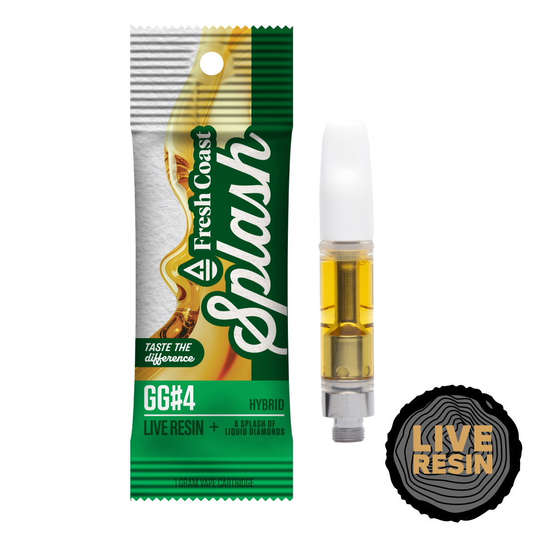 Photograph of product: Fresh Coast Splash 1g Live Resin Cart GG #4