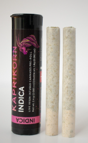 Photograph of product: Kaprikorn | 2 x 0.75 Infused Pre Roll | Lemon Cherry Gelato x Solo Burger | Oui'd