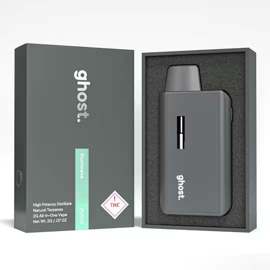 Photograph of product: Ghost - 2g Disposable Vape - Slurricane (H)