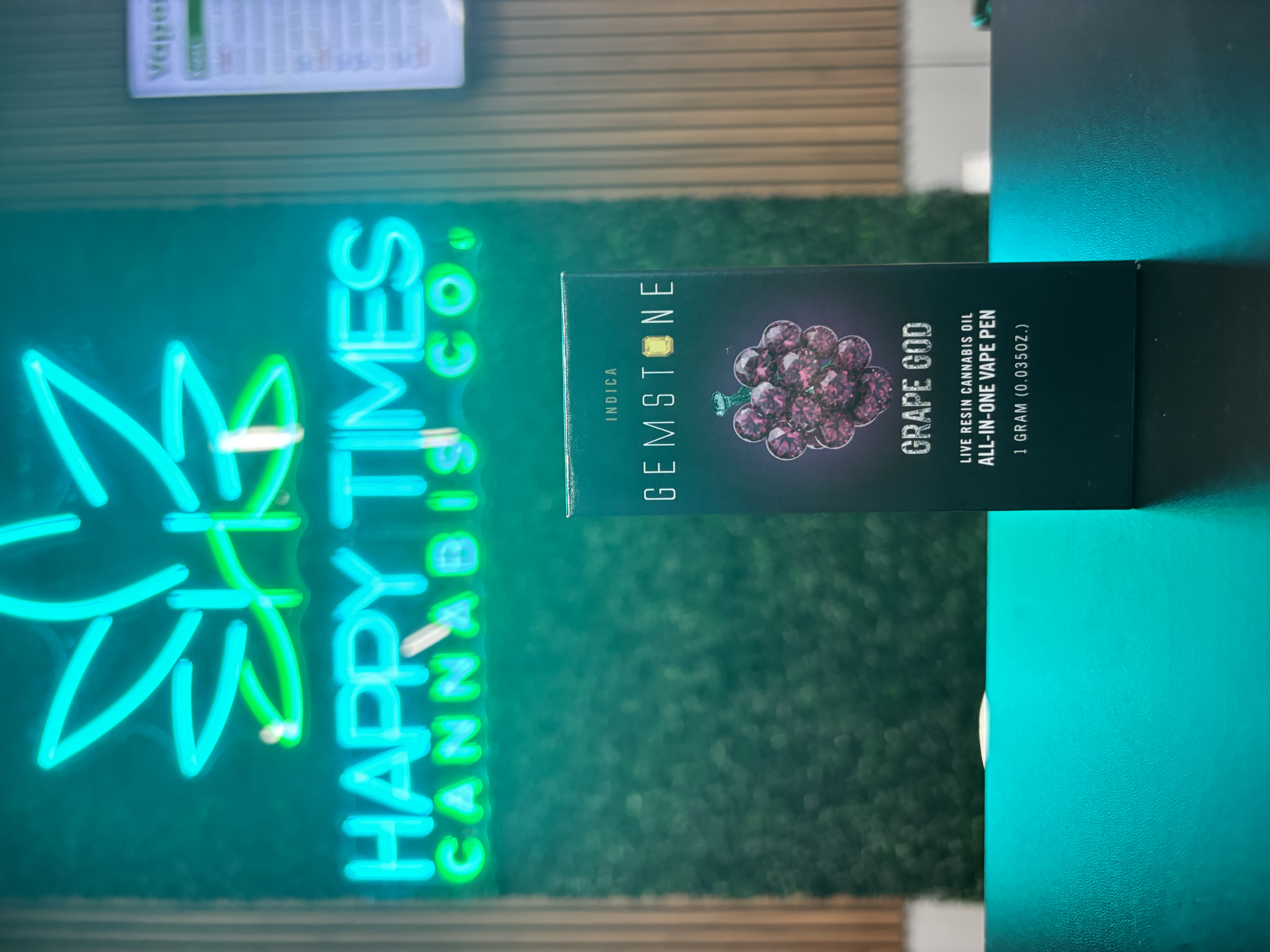 Photograph of product: Gemstone - Grape God Disposable Vape
