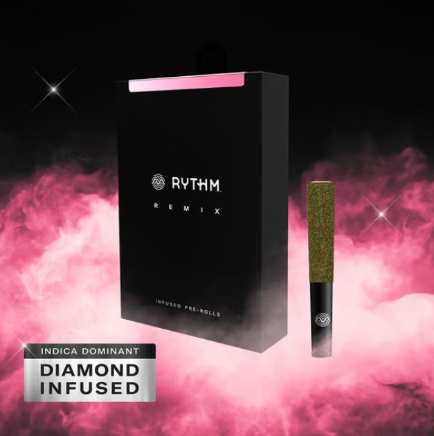 Photograph of product: Rythm REMIX: Strawberry Shortcake | Infused Pre-Rolls 5pk
