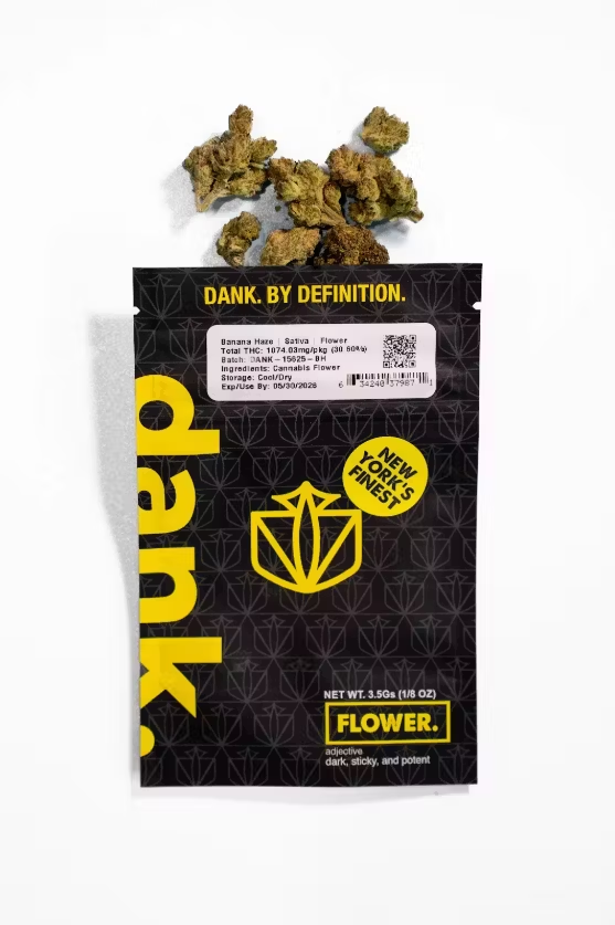 Photograph of product: Dank | Banana Haze | Sungrown | 3.5g