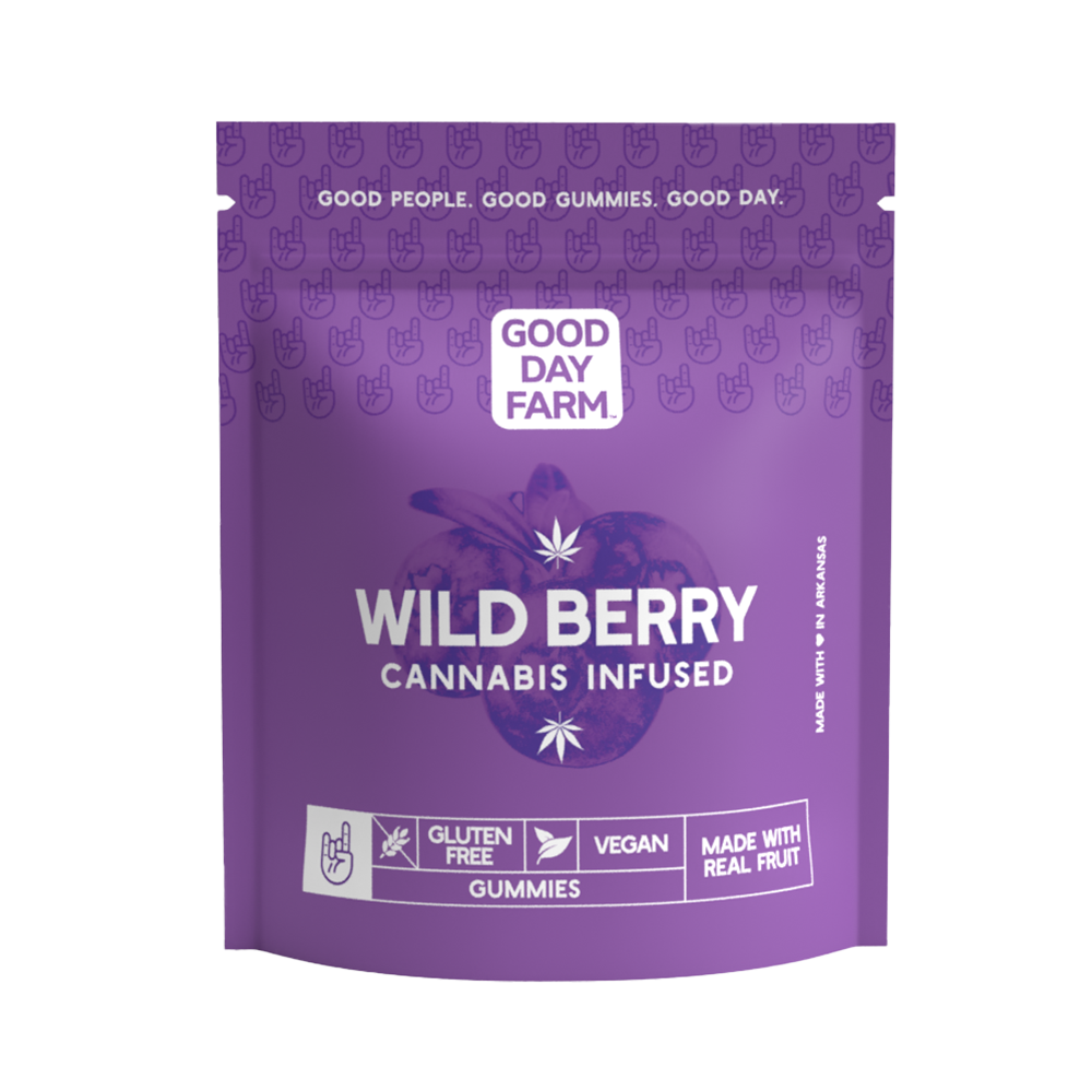 Photograph of product: GDF: Gummies | Wild Berry | 200mg | 10pk