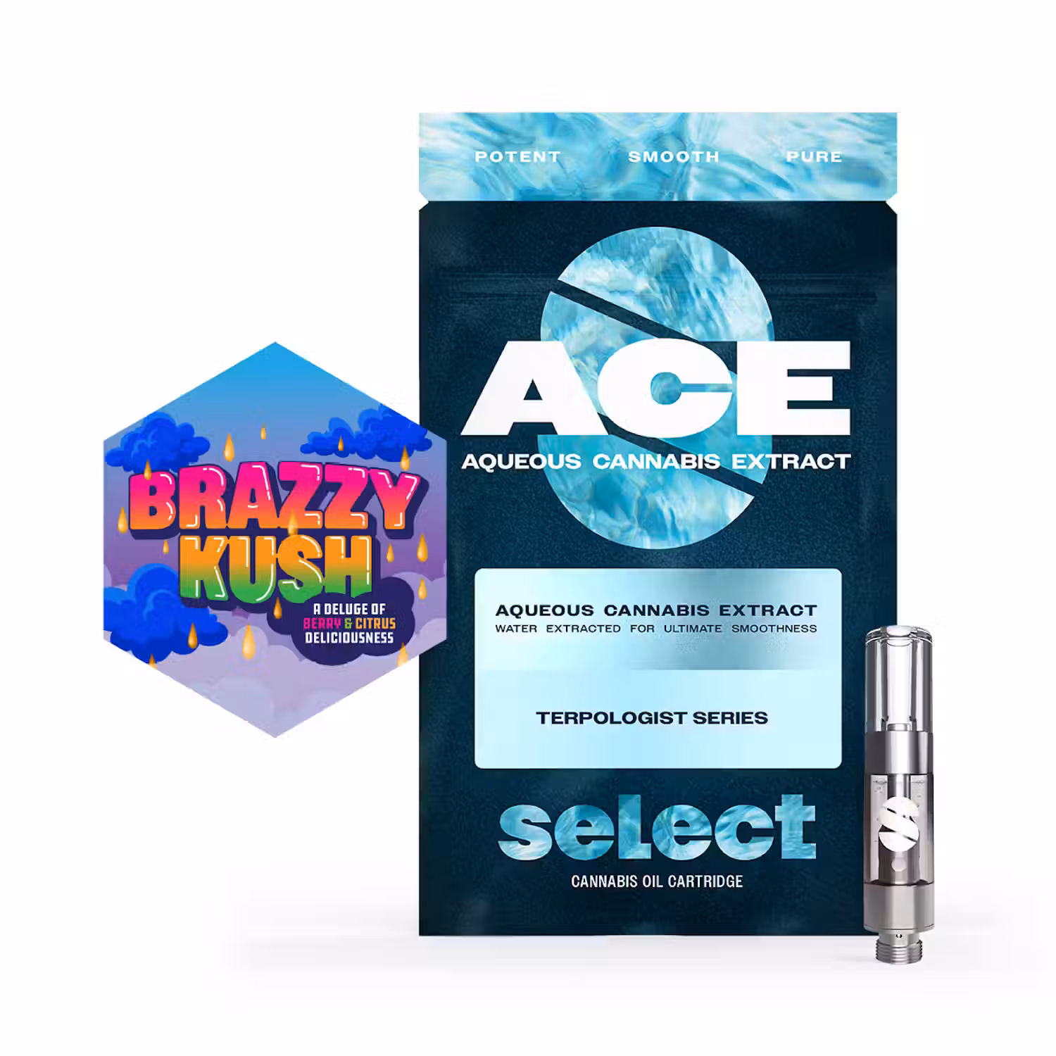 Photograph of product: Brazzy Kush Cartridge 1g