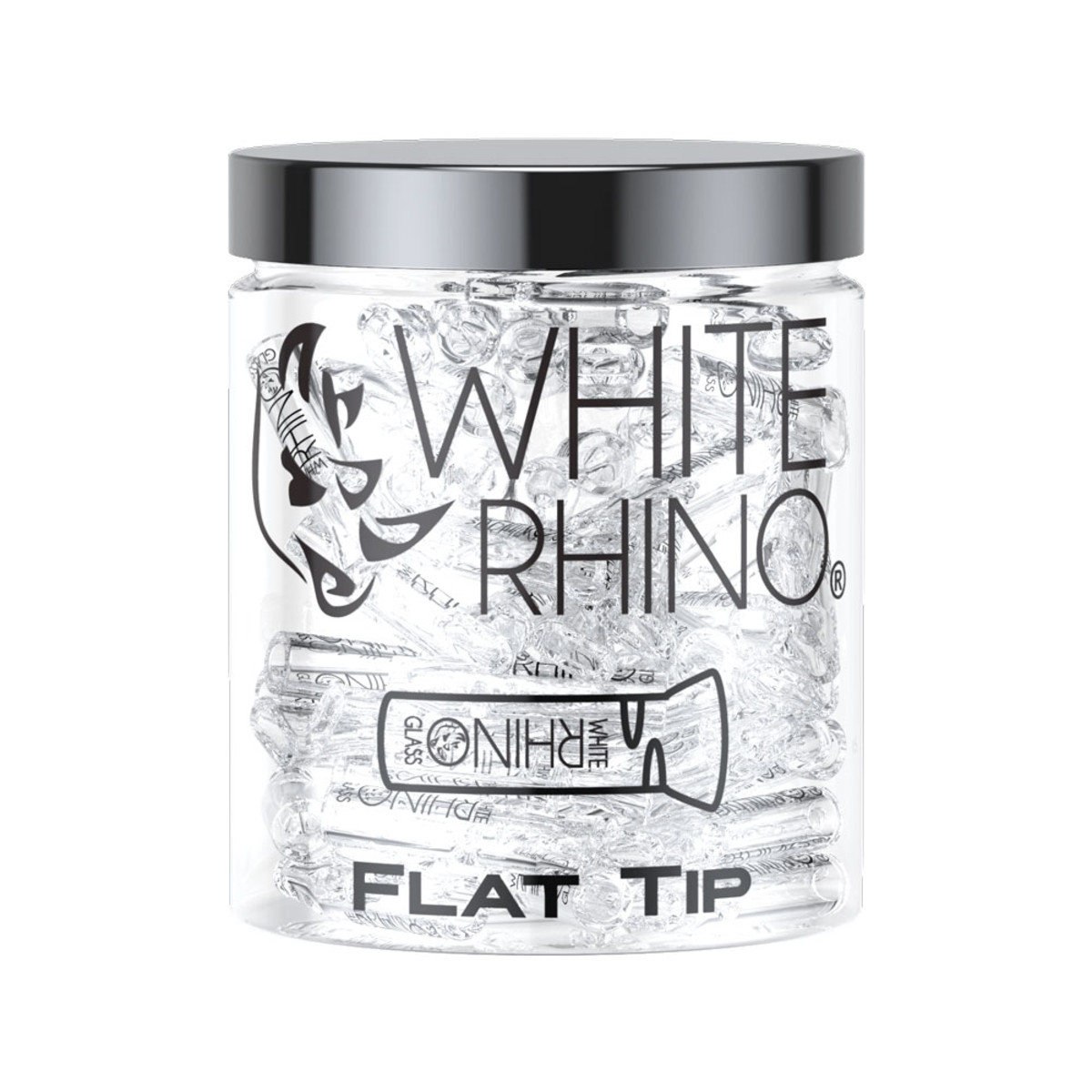 Photograph of product: White Rhino | Glass Tips | 1.5" / 9mm