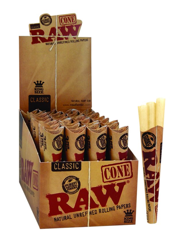 Photograph of product: RAW Cones 3pk  KING