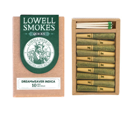 Photograph of product: Lowell | State of Mind | Pre-Roll Pk | 10 x .35g