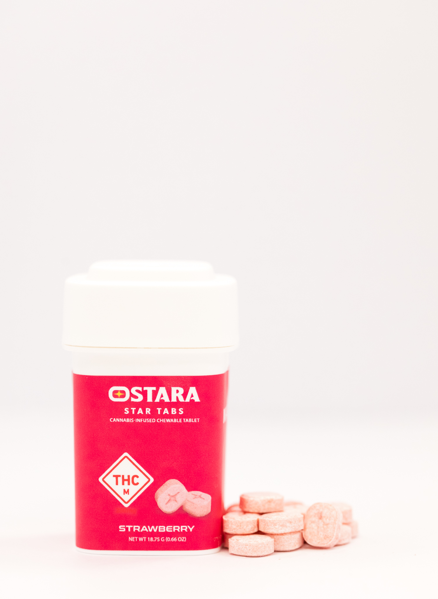 Photograph of product: Strawberry | 250mg | Chewable Tab | Ostara