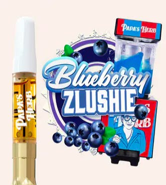 Photograph of product: Blueberry Zlushie (H) 1g Cartridge - Retail