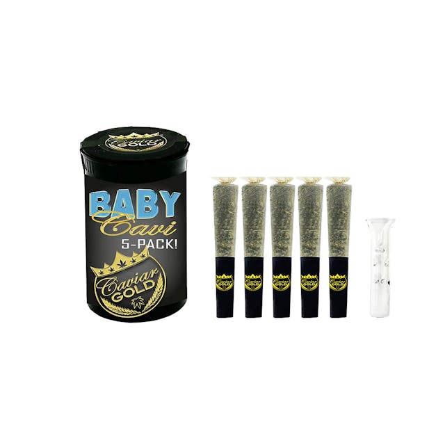 Photograph of product: Lost Louie | Baby Cavi | 5pk Infused Prerolls - 
