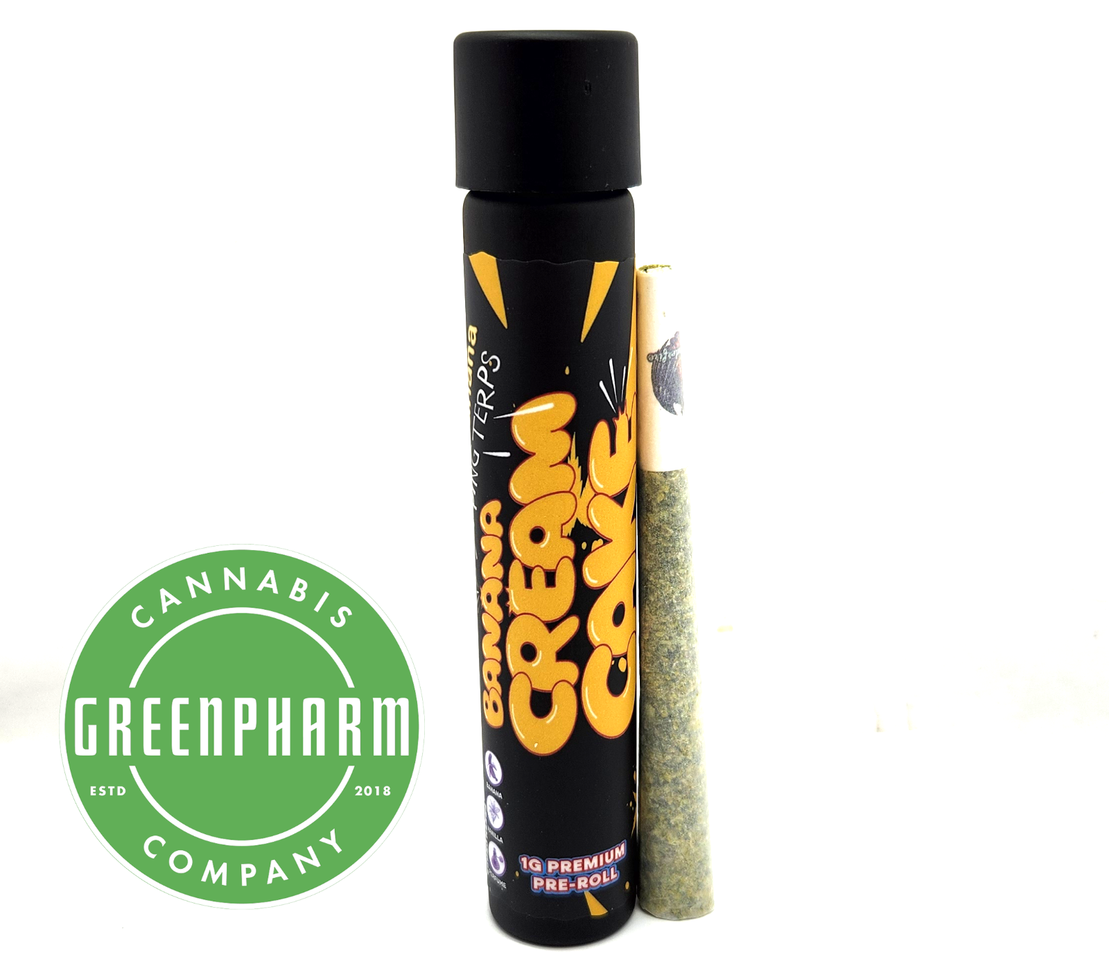 Photograph of product: Pre-Roll | Michigander Fire | Banana Cream Cake