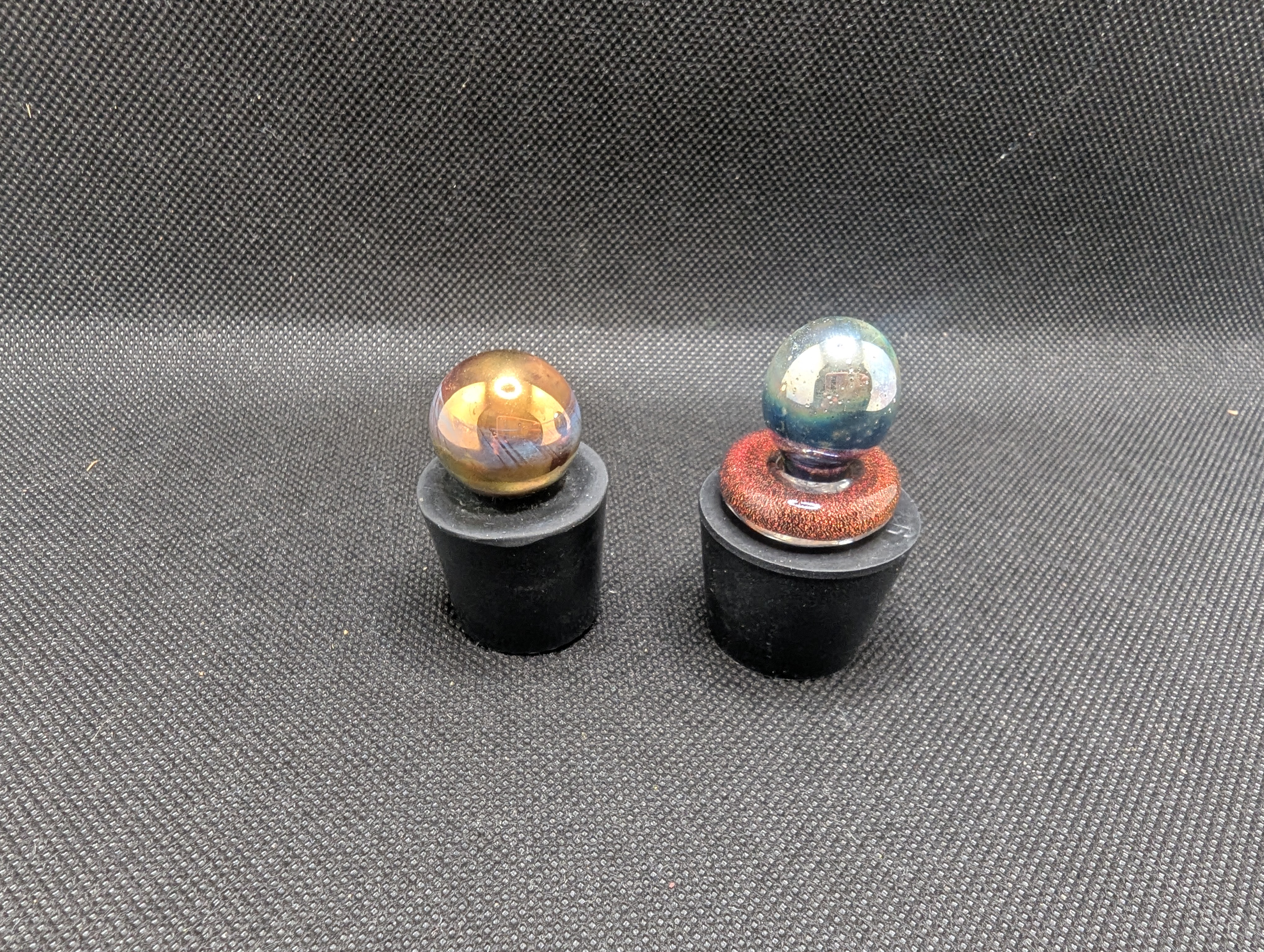 Photograph of product: Mikes Glass Art -Bottle Stopper $25