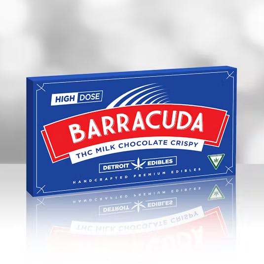 Photograph of product: Barracuda 200mg Bar - Milk Chocolate Crispy