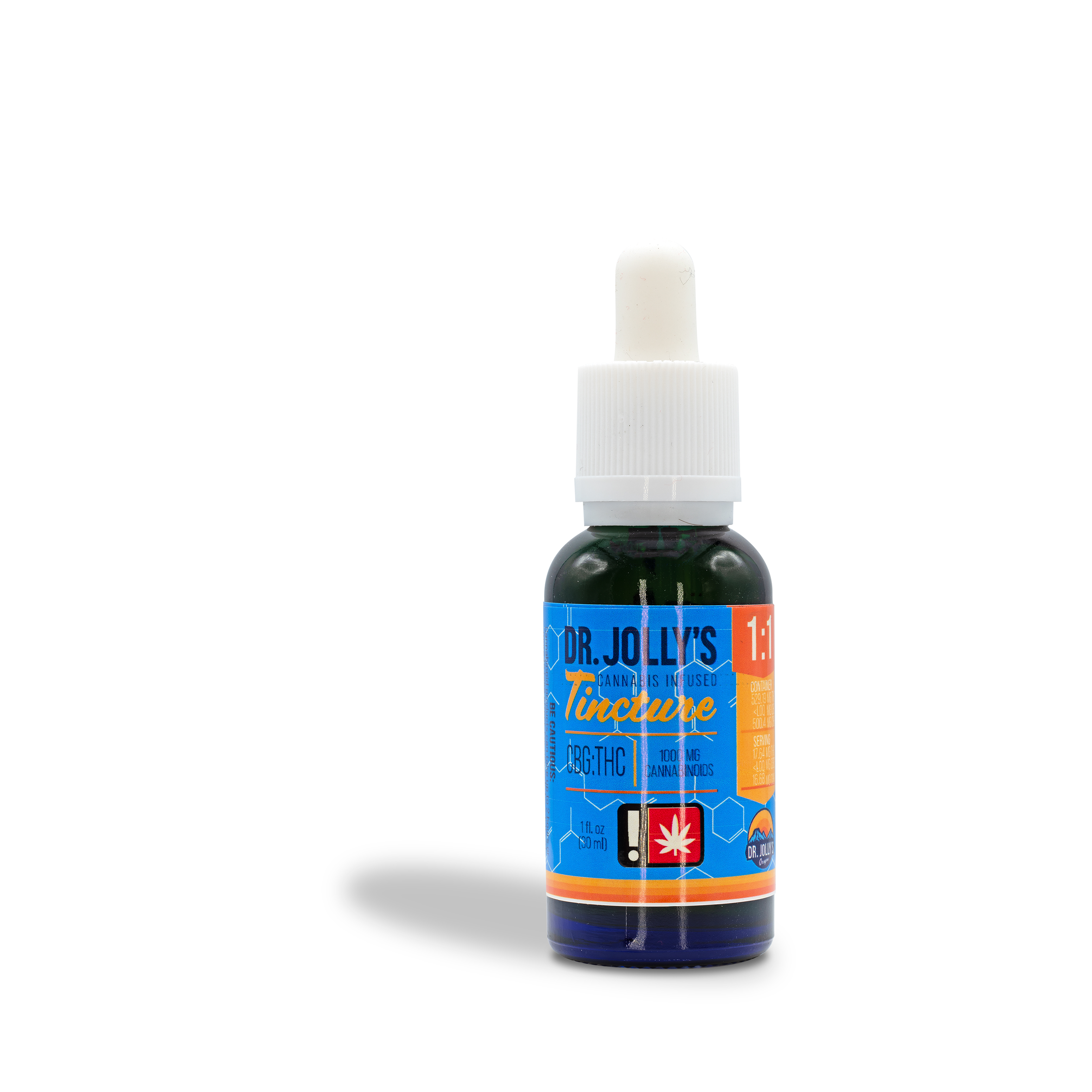 Photograph of product: Dr. Jolly's - 1:1 TH-oui:CBD Tincture