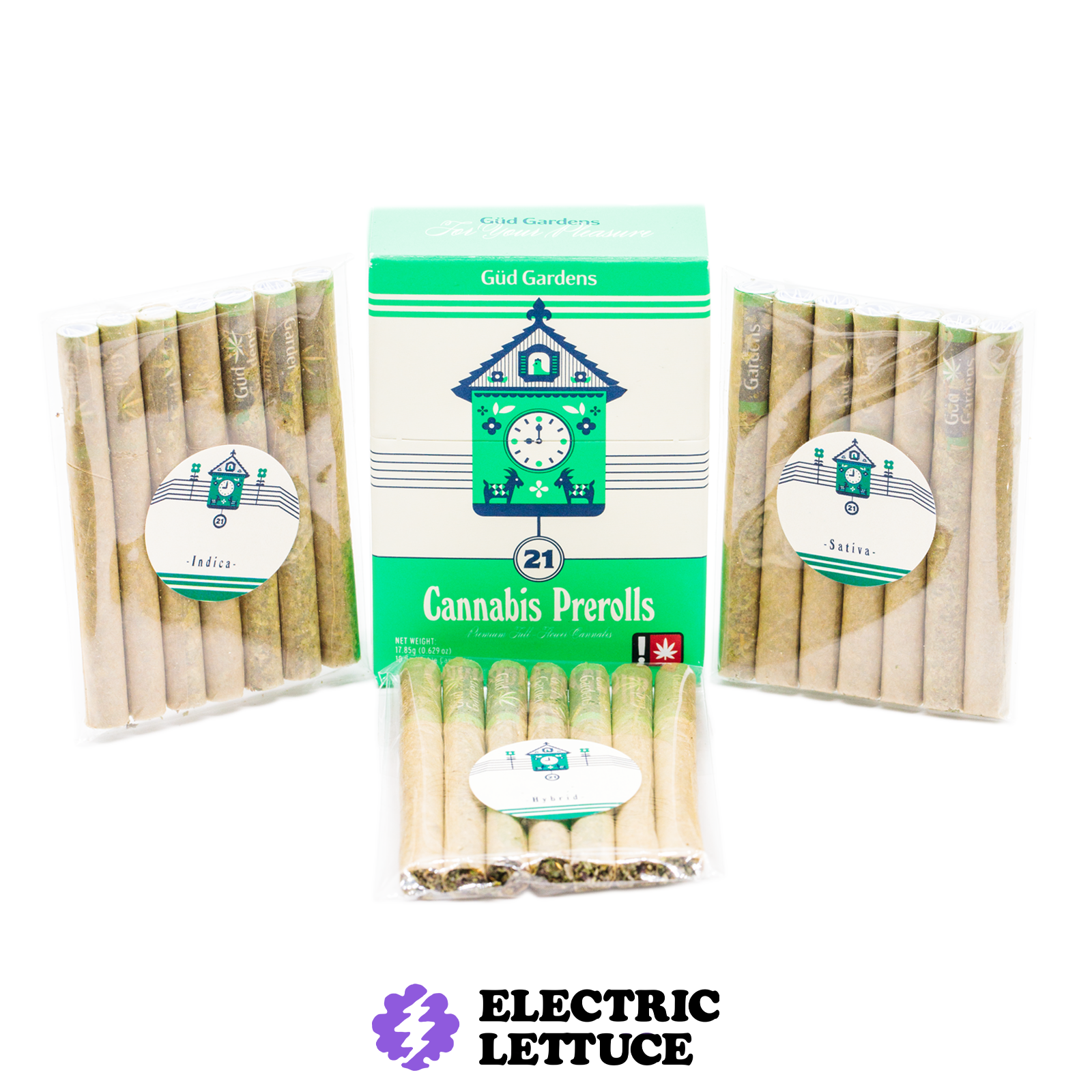 Photograph of product: Gud Gardens Pineapple Haze x Moonlight Sonata x Astro Funk 21pk Pre-Roll 0.5g
