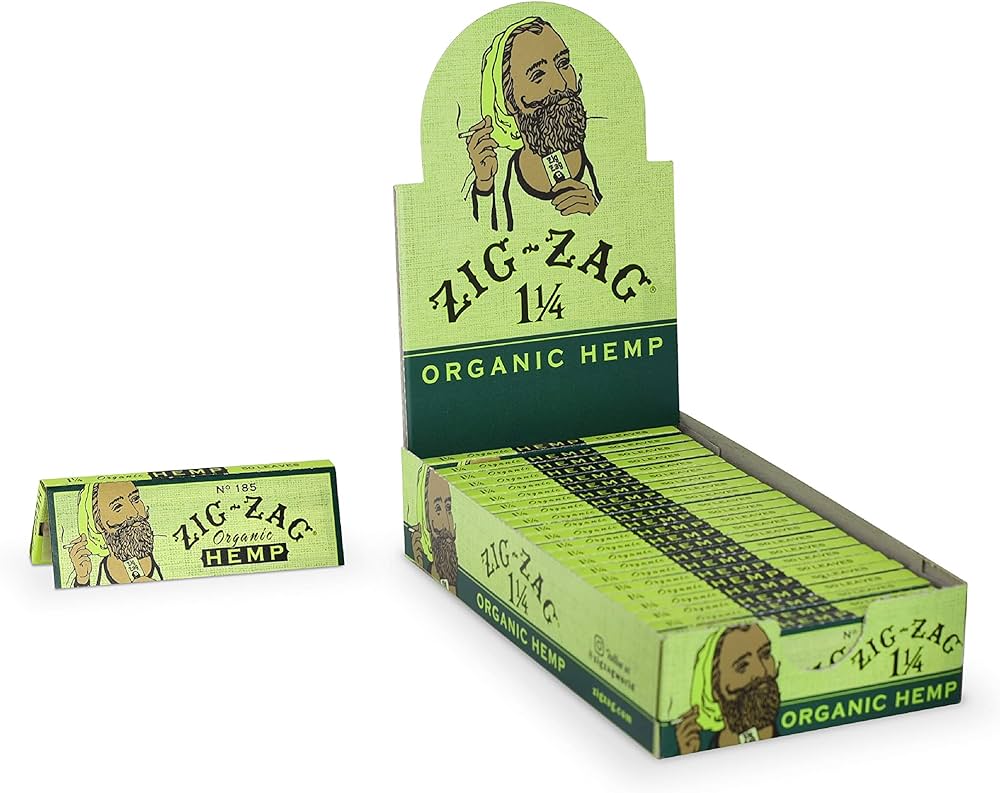 Photograph of product: Zig Zag Organic Hemp  1 1/4" Rolling Papers