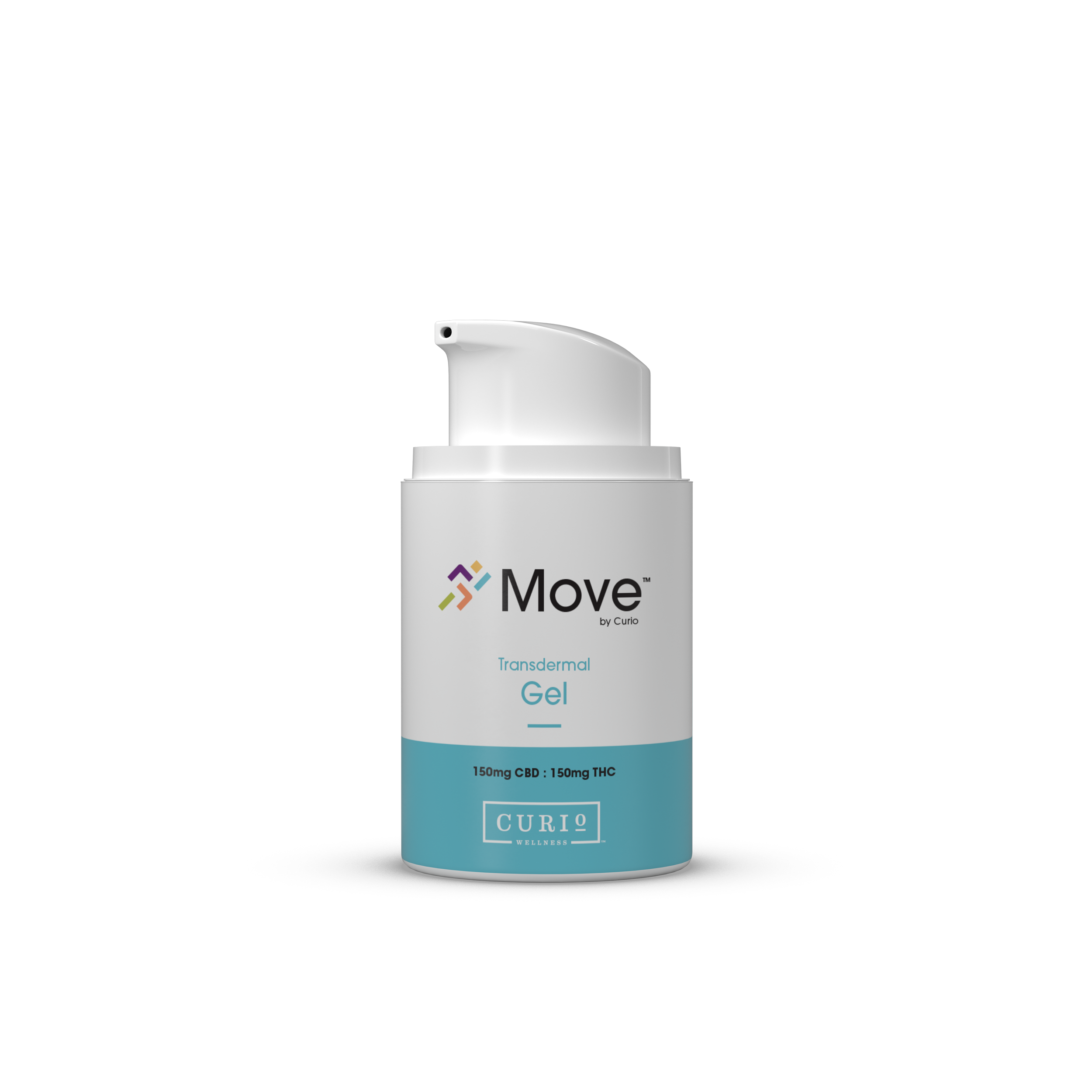 Photograph of product: Move by Curio: 1:1 Transdermal Gel [150mg CBD | 150mg TH-oui]