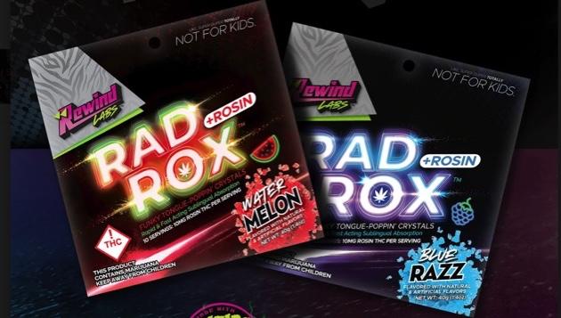 Photograph of product: Rad Rox - Rosin Edible - 100mg - - Blue Razz