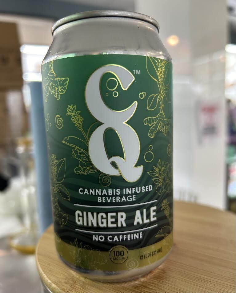 Photograph of product: CQ Oui'd Infused Beverage- Ginger Ale