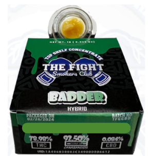 Photograph of product: Kush Mints [H] Badder | The Fight Smokers Club