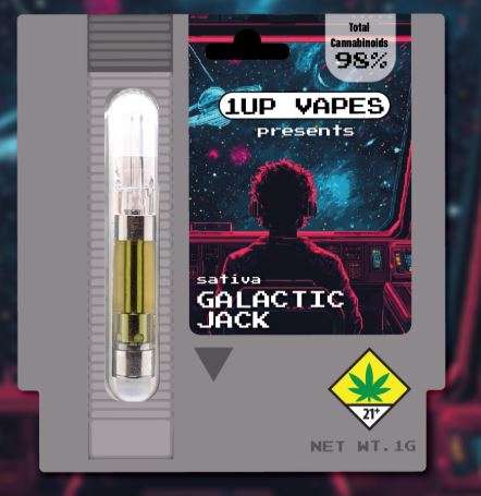 Photograph of product: Galactic Jack Distillate Cartridge | 1g