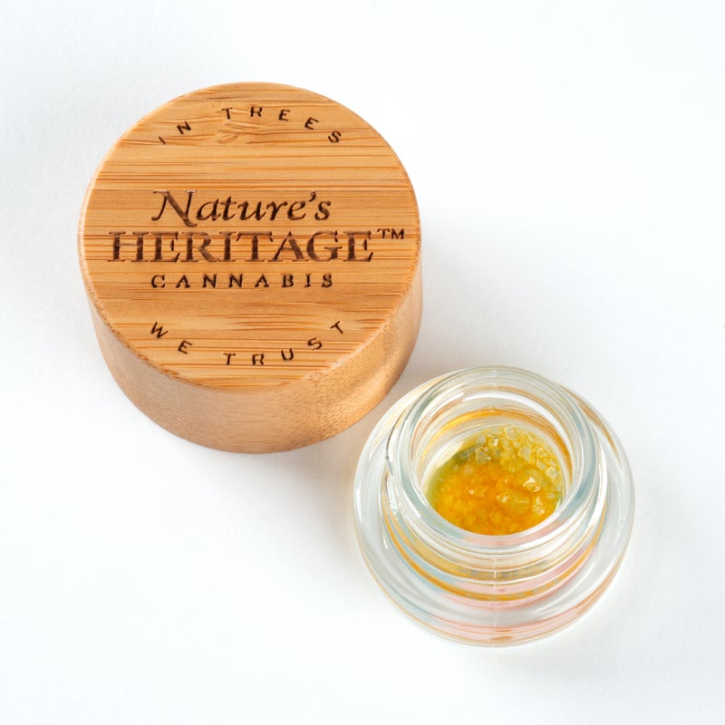 Photograph of product: Nature's Heritage-Live Diamonds and Sauce-South Shore Sour .5g