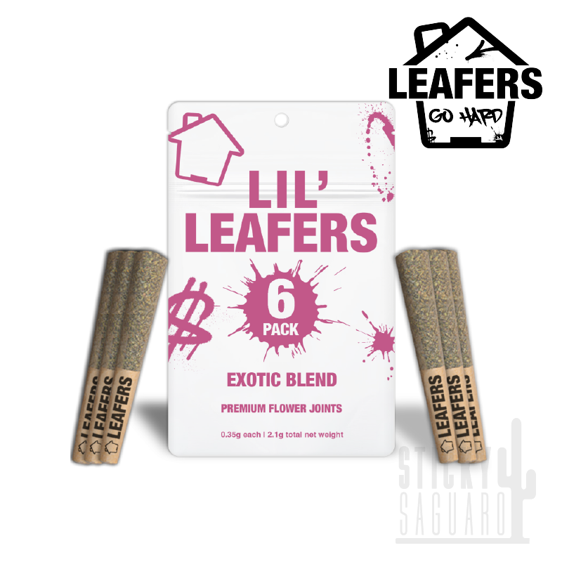 Photograph of product: Leafers Pre-Roll LiL Exotic Blend 6 Pk (H) 2.1g