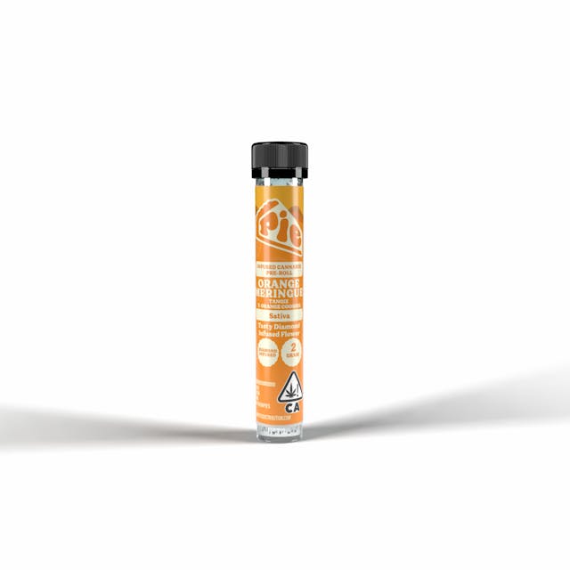 Photograph of product: Pie | 1gx2pk - Orange Meringue - Infused Pre-rolls - Oui'd - 