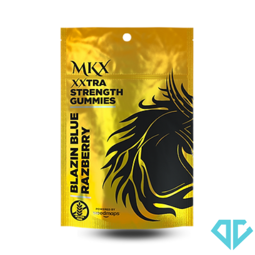 Photograph of product: MKX Blazin Blue Raspberry Gummies 200mg