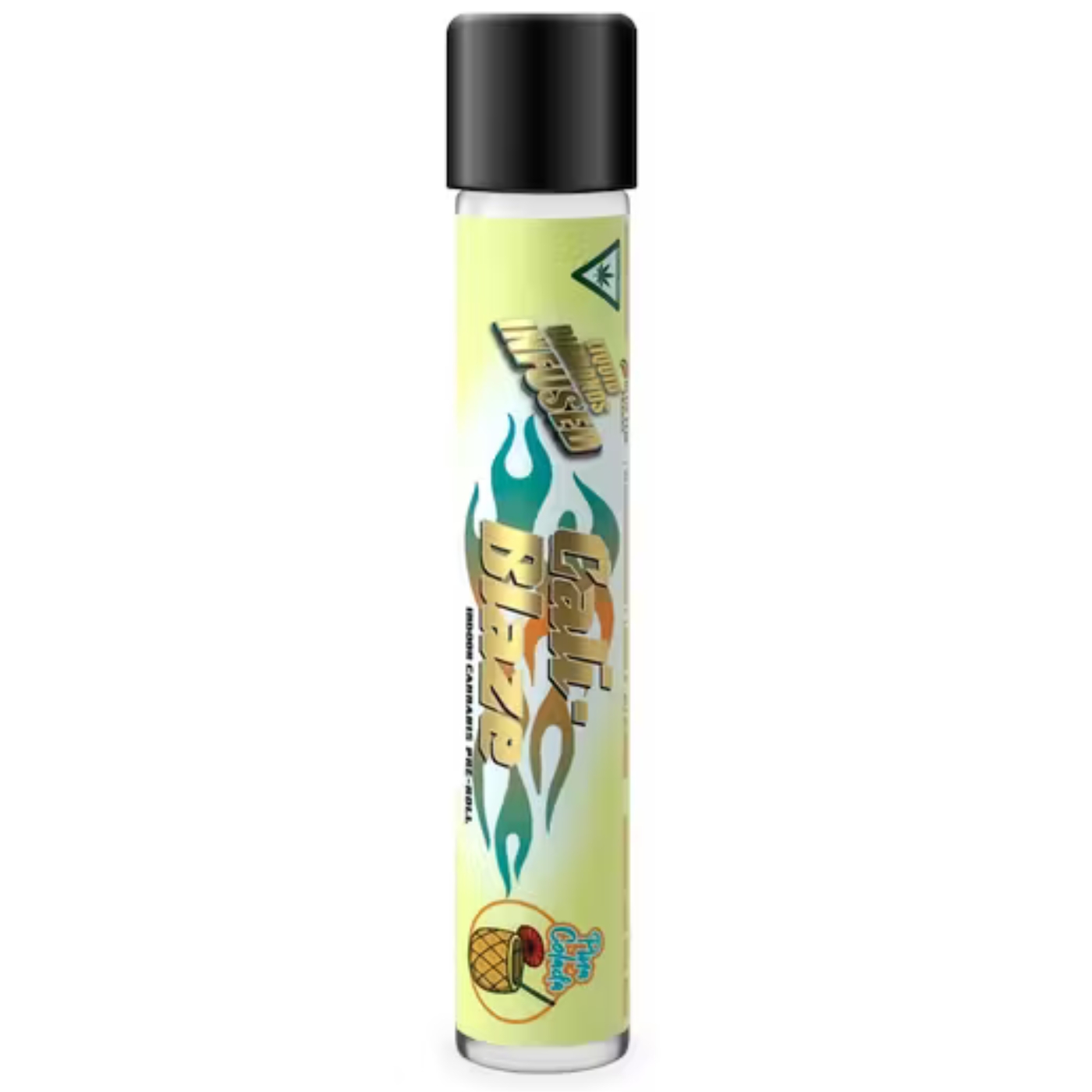 Photograph of product: Cali Blaze | Pina Colada Diamonds Infused Pre Roll