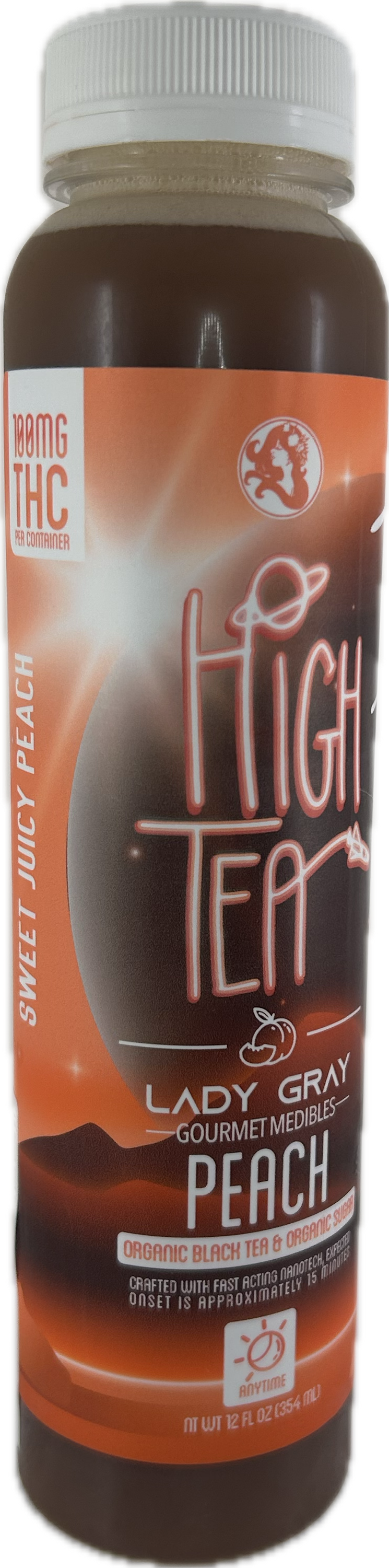 Photograph of product: Peach High Tea 100mg