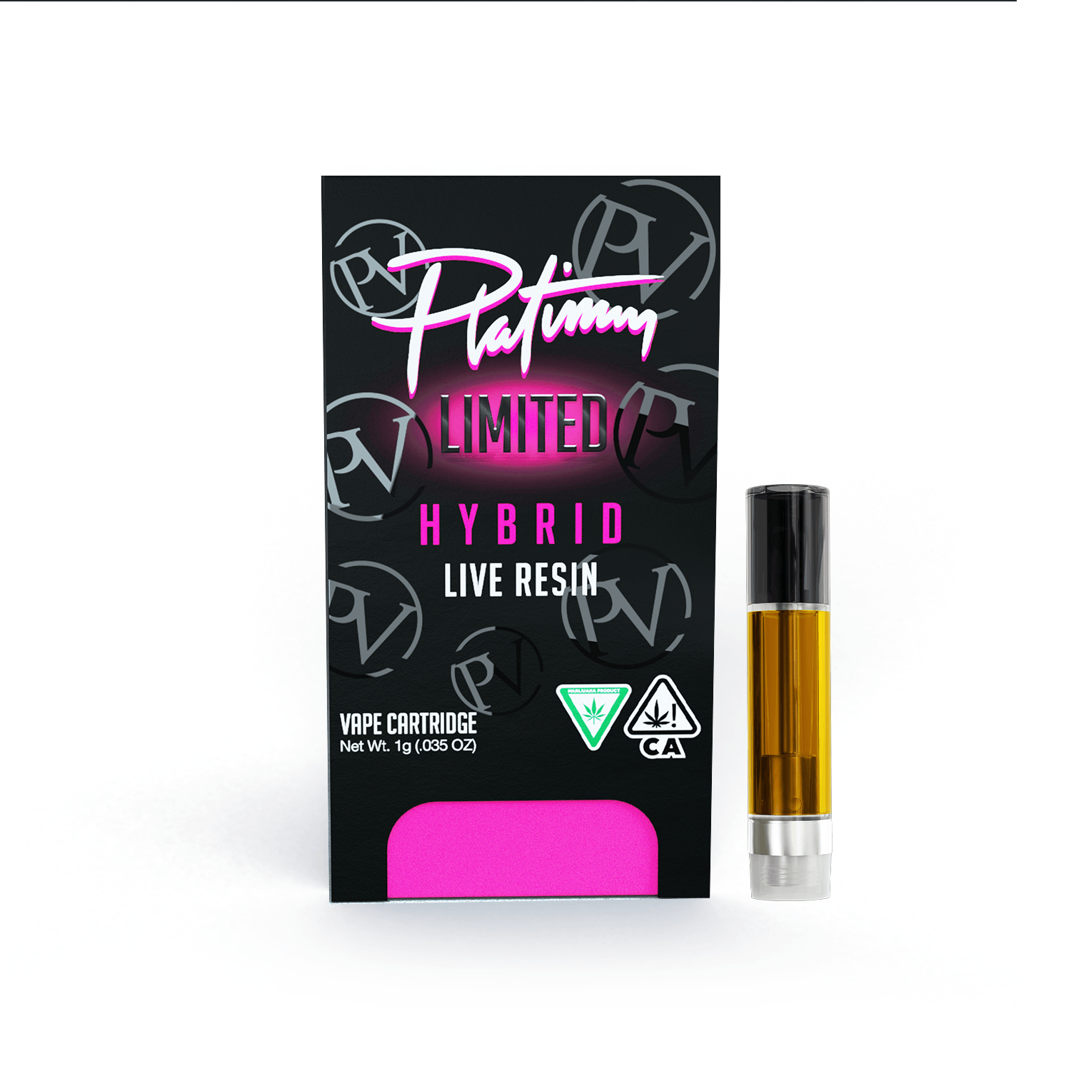 Photograph of product: Platinum Vape Live Resin Animal Mints 1g Cart