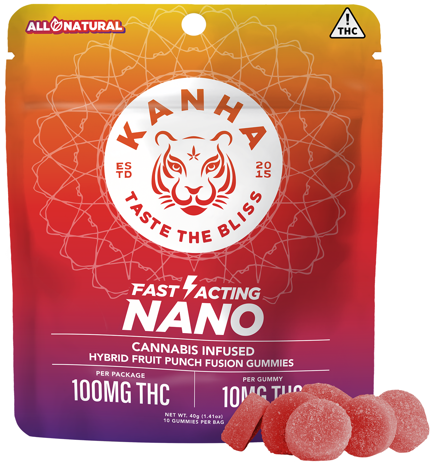 Photograph of product: (02630) Fruit Punch Fusion Gummies 10Pk