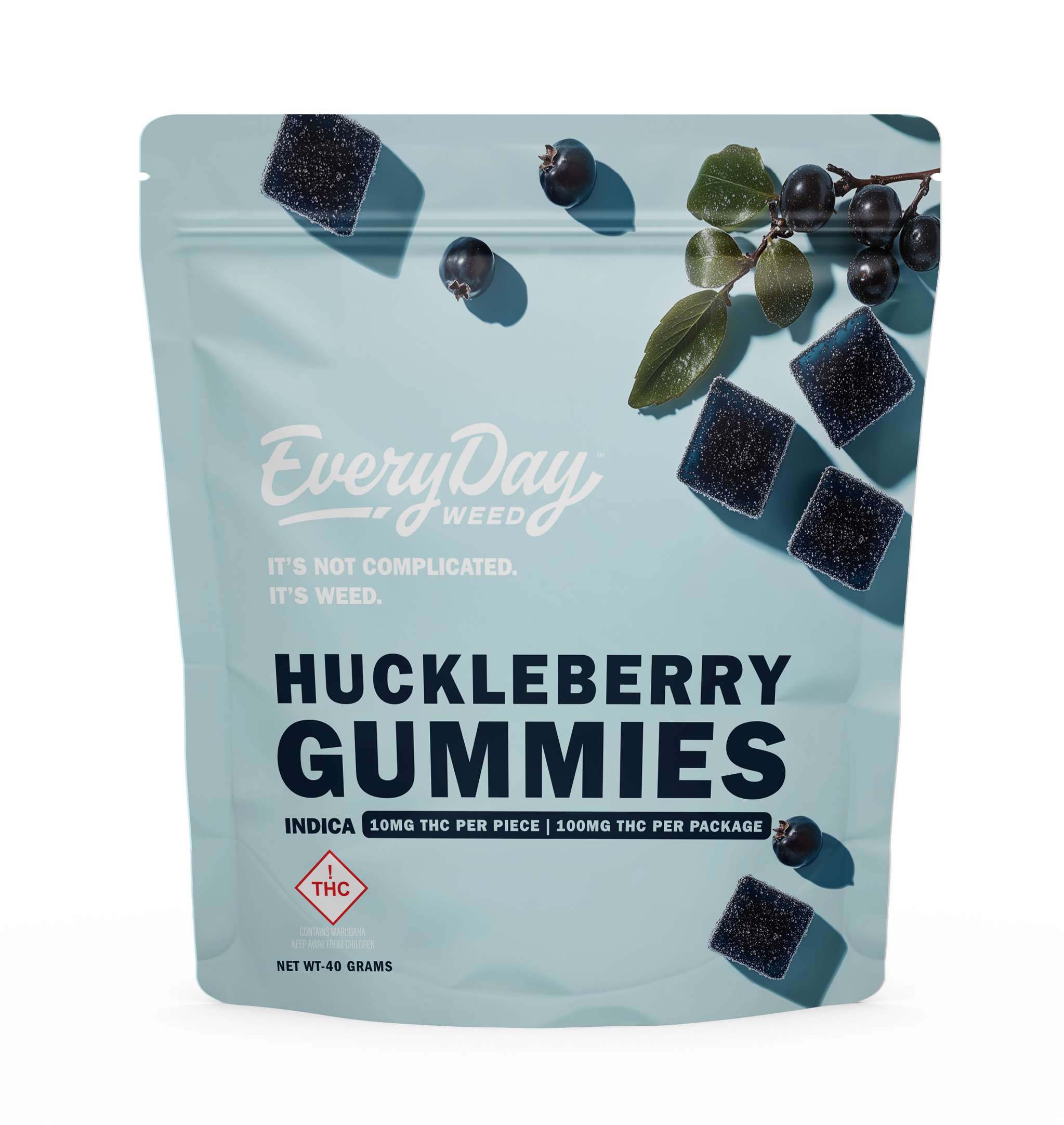Photograph of product: EDW Gummies Huckleberry (I) 100mg