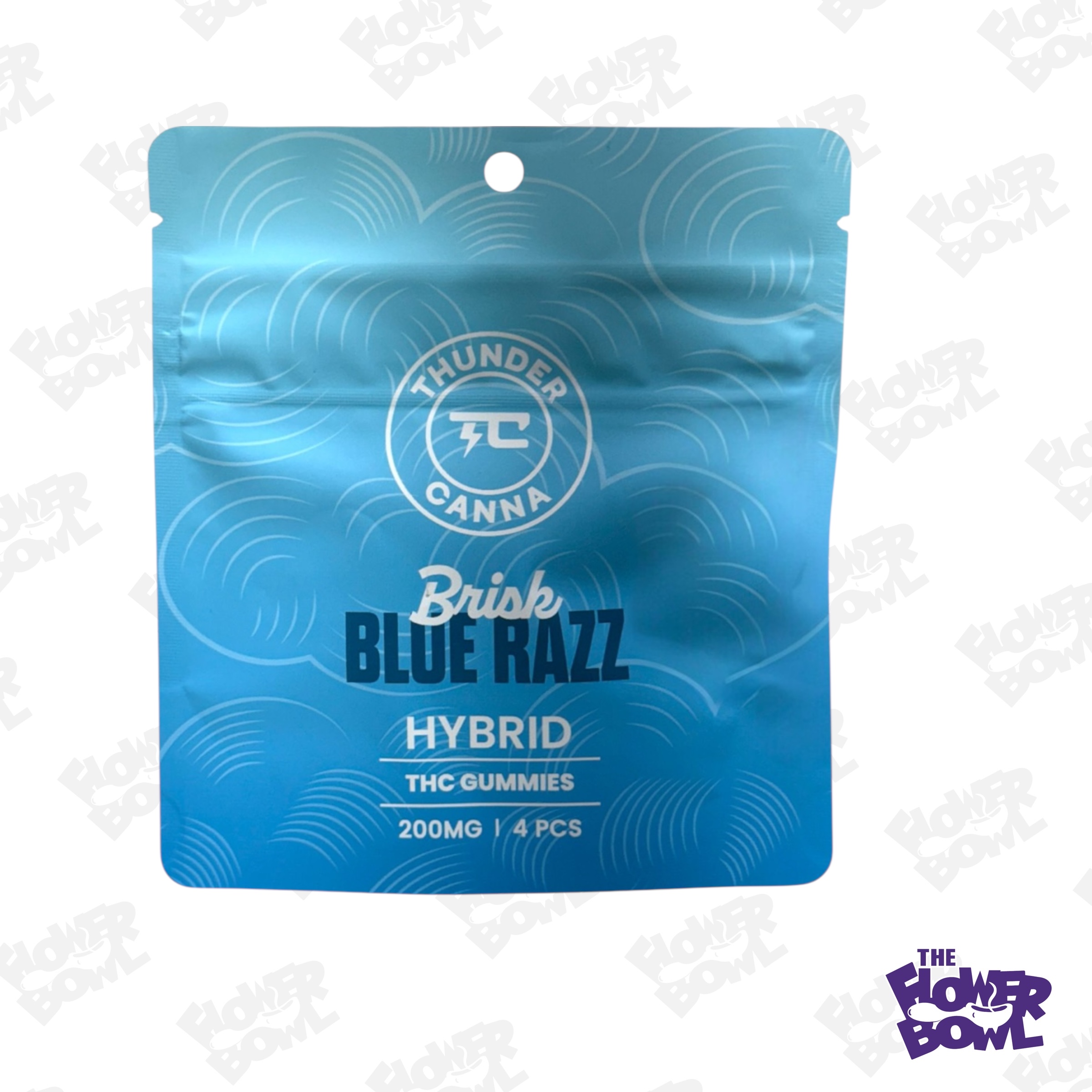 Photograph of product: AU Thunder Canna: Brisk Blue Razz (H) 200MG